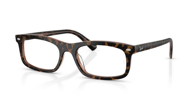 Ray-Ban RX5450 in Havana Brown / Clear (8484) - Alternate View