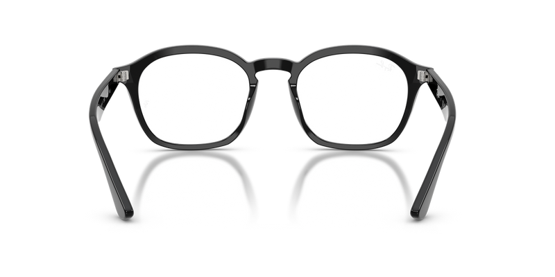 Ray-Ban RX5451F in Black / Clear (2000) - Temple Detail