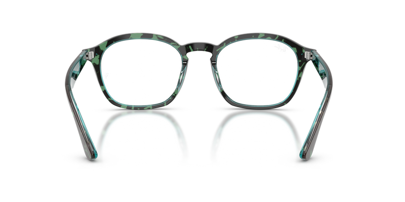 Ray-Ban RX5451F in Havana & Blue / Clear (8486) - Alternate View