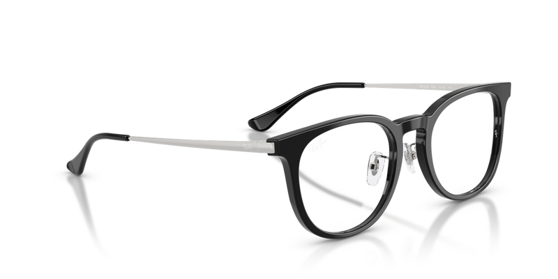 Ray-Ban RX5453D in Black / Clear (2000) - Alternate View