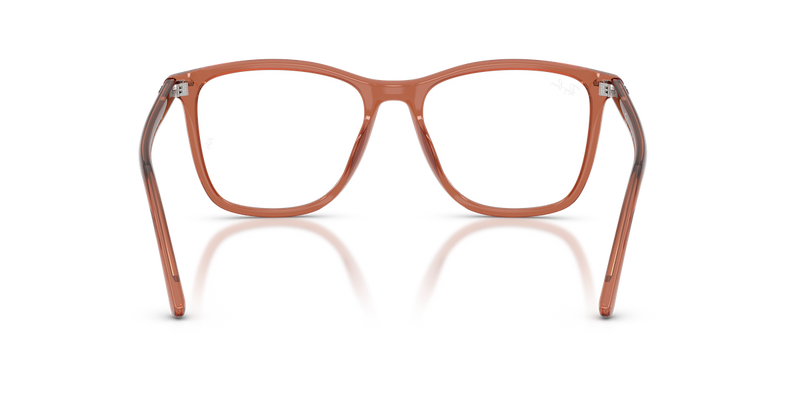 Ray-Ban RX5455F in Transparent Brown - Alternate View