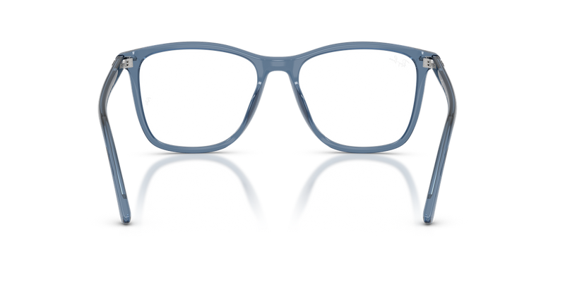Ray-Ban RX5455 in Transparent Blue - Alternate View