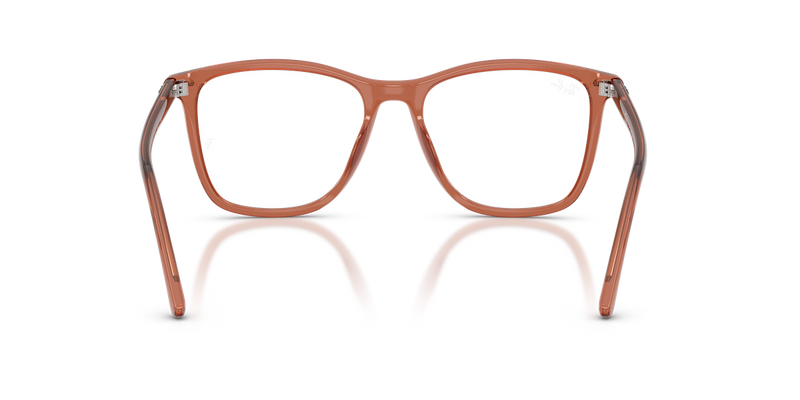 Ray-Ban RX5455 in Transparent Brown - Alternate View