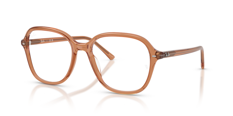 Ray-Ban RX5456 in Transparent Brown - Alternate View