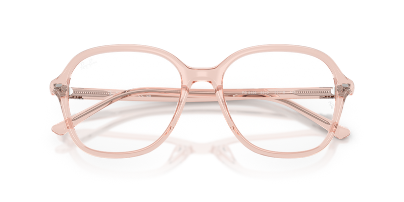Ray-Ban RX5456 in Transparent Pink - Alternate View