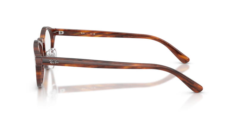 Ray-Ban RX5457D in Striped Havana - Alternate View