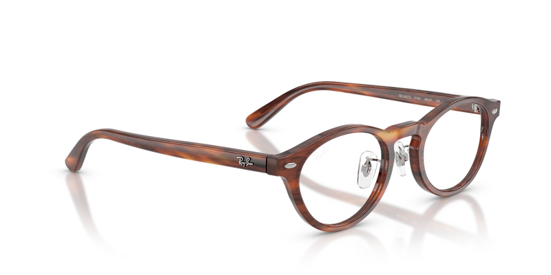 Ray-Ban RX5457D in Striped Havana - Alternate View