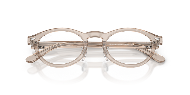 Ray-Ban RX5457D in Transparent Light Brown - Alternate View