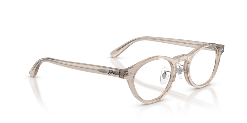 Ray-Ban RX5457D in Transparent Light Brown - Alternate View