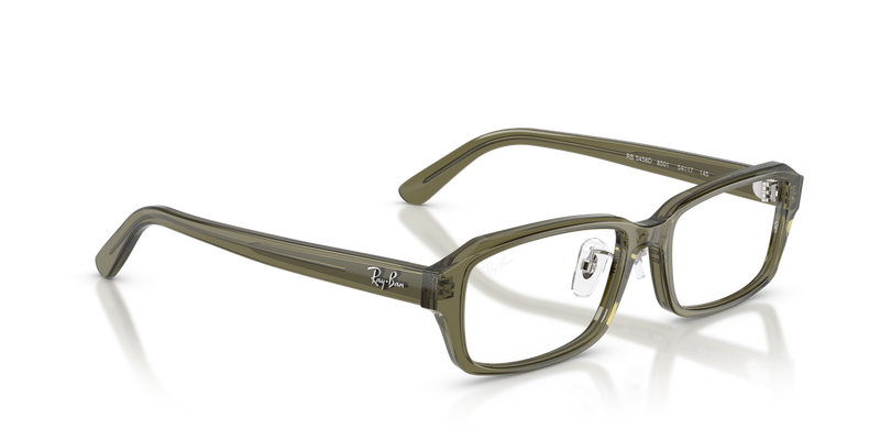Ray-Ban RX5458D in Transparent Green - Alternate View