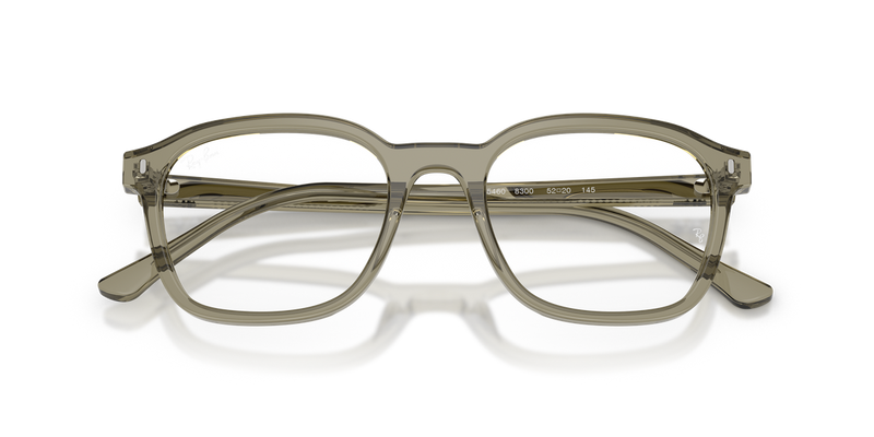 Ray-Ban RX5460 in Transparent Green - Alternate View