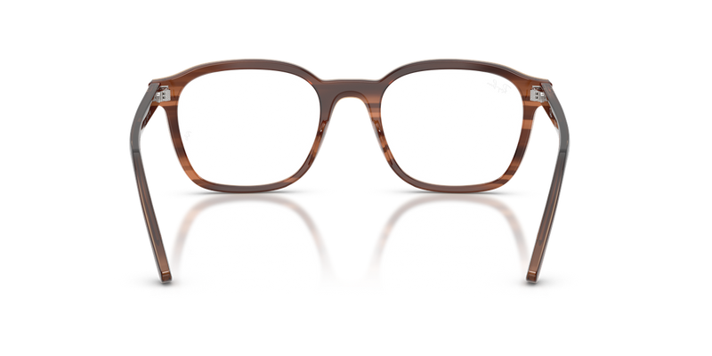 Ray-Ban RX5460 in Striped Brown - Alternate View