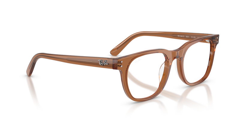 Ray-Ban RX5461D in Transparent Brown - Alternate View