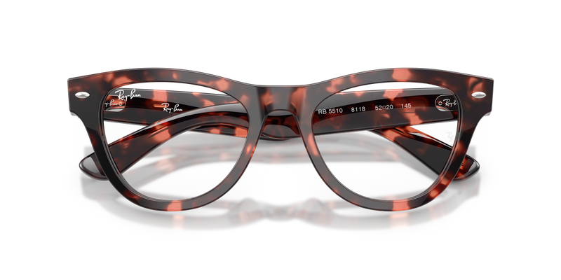 Ray-Ban RX5510 in Pink Tortoise - Alternate View