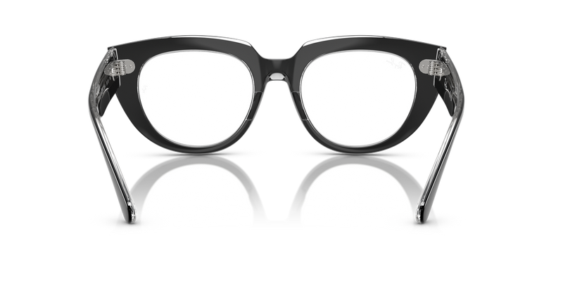 Ray-Ban DOREEN in Black On Transparent / Clear (2034) - Temple Detail