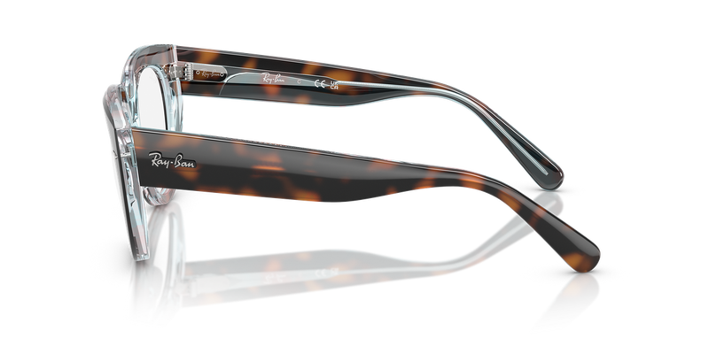 Ray-Ban DOREEN in Dark Havana On Multicolor / Clear (8401) - Alternate View