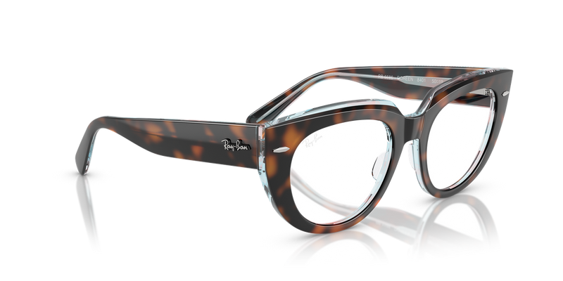 Ray-Ban DOREEN in Dark Havana On Multicolor / Clear (8401) - Alternate View