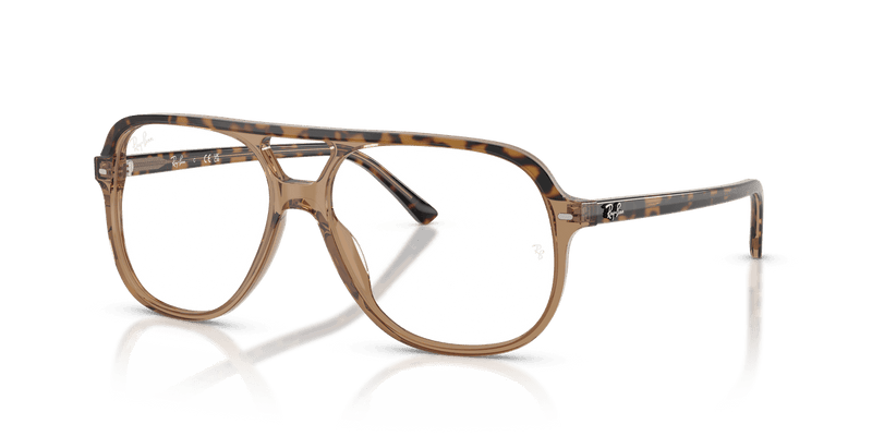 Ray-Ban RX5698 in Havana & Brown / Clear (8109) - Alternate View