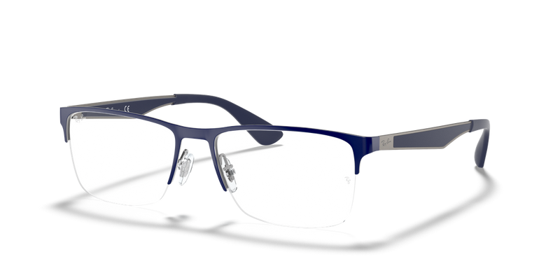 Ray-Ban RX6335 in Blue On Gunmetal - Alternate View