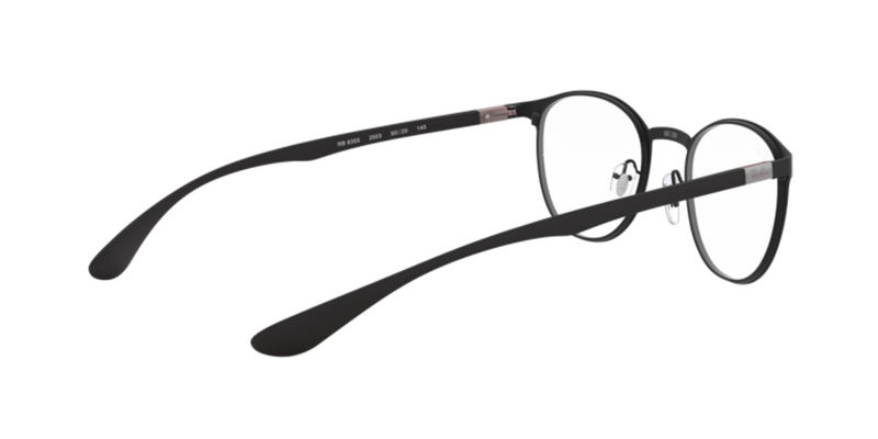 Ray-Ban RX6355 in Black - Temple Detail