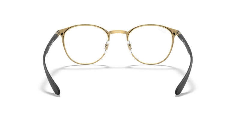 Ray-Ban RX6355 in Black On Gold - Alternate View