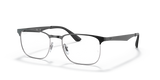 Black On Silver / Clear (2861)