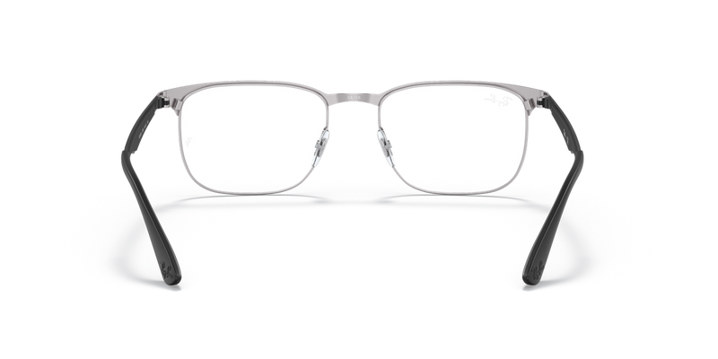 Ray-Ban RX6363 in Black On Silver - Alternate View