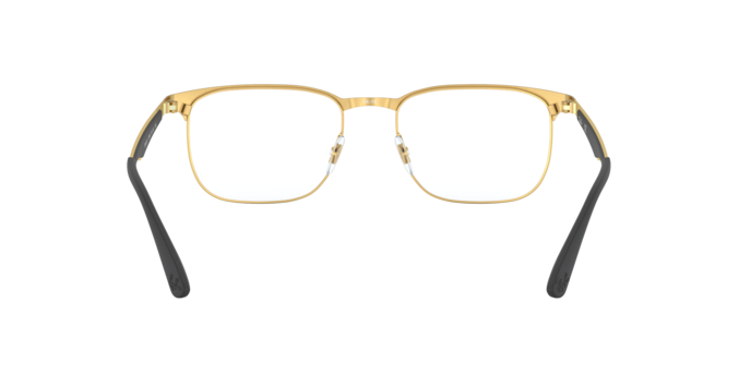 Ray-Ban RX6363 in Black On Gold - Back View