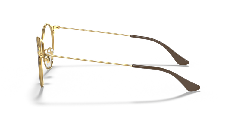 Ray-Ban RX6378F in Brown On Gold - Alternate View