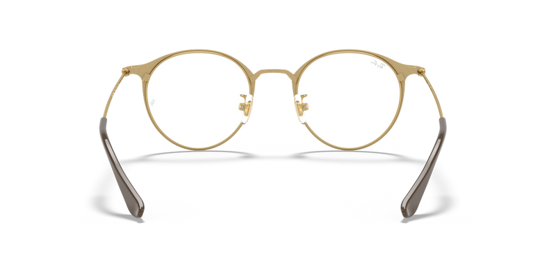 Ray-Ban RX6378F in Brown On Gold - Alternate View