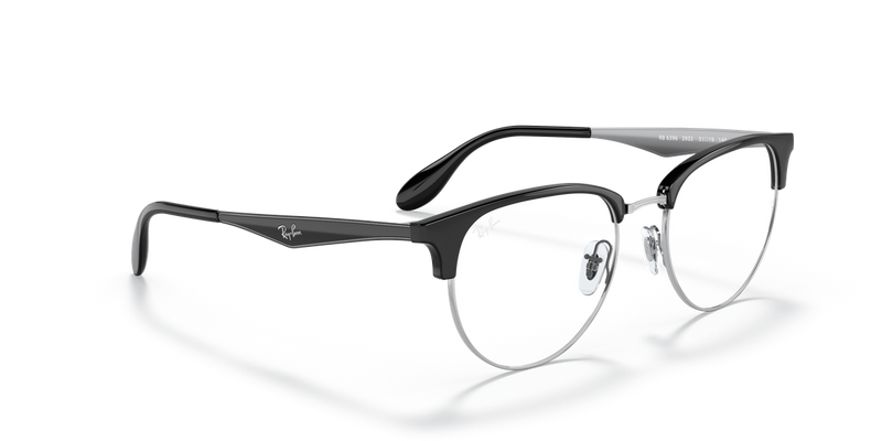 Ray-Ban RX6396 in Silver / Clear (2932) - Alternate View