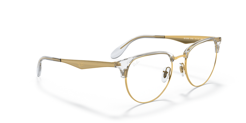 Ray-Ban RX6396 in Arista Gold / Clear (5762) - Alternate View