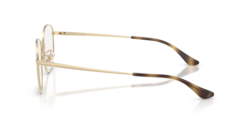 Ray-Ban RX6418D in Pale Gold - Back View