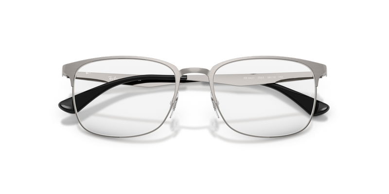 Ray-Ban RX6421 in Brushed Gunmetal - Side View