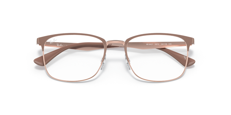 Ray-Ban RX6421 in Beige On Copper - Alternate View