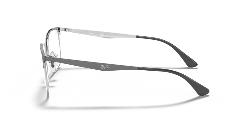 Ray-Ban RX6421 in Grey On Silver - Alternate View