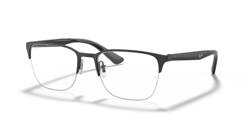 Ray-Ban RX6428 in Black / Clear (2995) - Front View