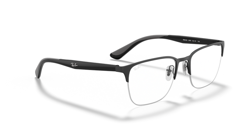 Ray-Ban RX6428 in Black / Clear (2995) - Alternate View