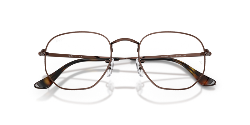 Ray-Ban RX6448 in Brown - Side View