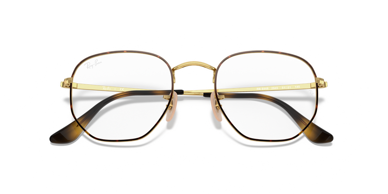 Ray-Ban RX6448 in Havana On Gold - Alternate View