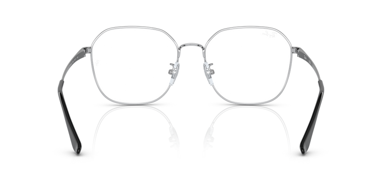 Ray-Ban RX6490D in Black On Silver - Alternate View