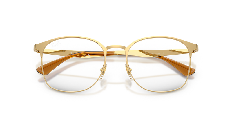 Ray-Ban RX6493 in Gold - Side View