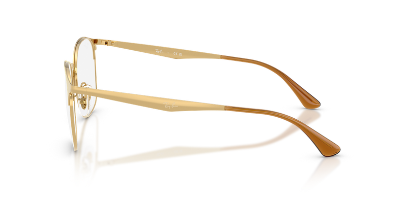 Ray-Ban RX6493 in Gold - Back View