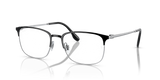 Black On Silver / Clear (2861)