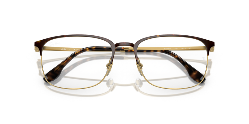 Ray-Ban RX6494 in Havana On Gold - Alternate View