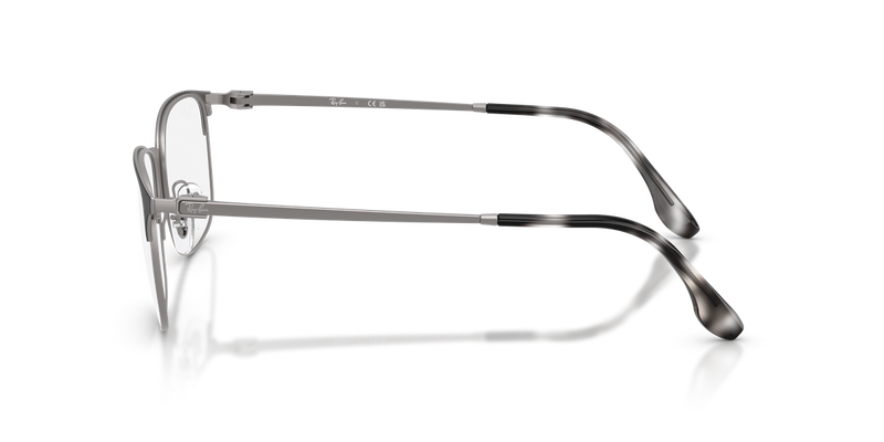 Ray-Ban RX6494 in Matte Black On Matte Gunmetal - Alternate View
