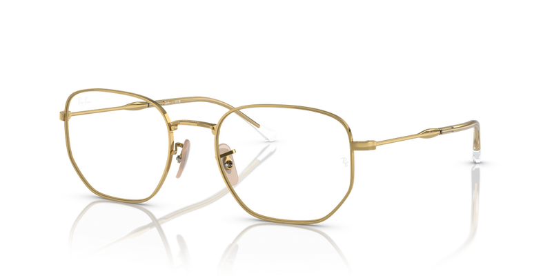 Ray-Ban RX6496 in Arista Gold - Front View
