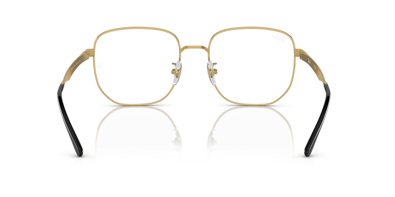 Ray-Ban RX6503D in Black On Gold - Alternate View