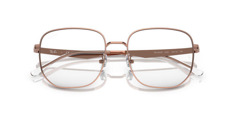Ray-Ban RX6503D in Rose Gold - Alternate View