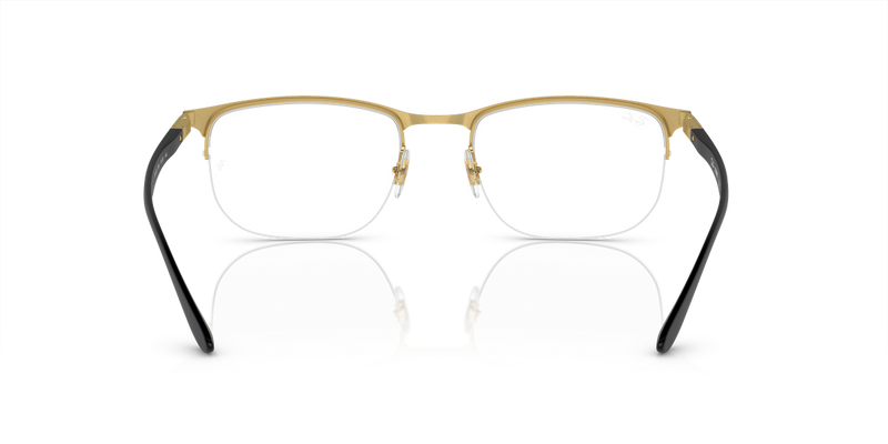 Ray-Ban RX6513 in Black On Gold - Alternate View